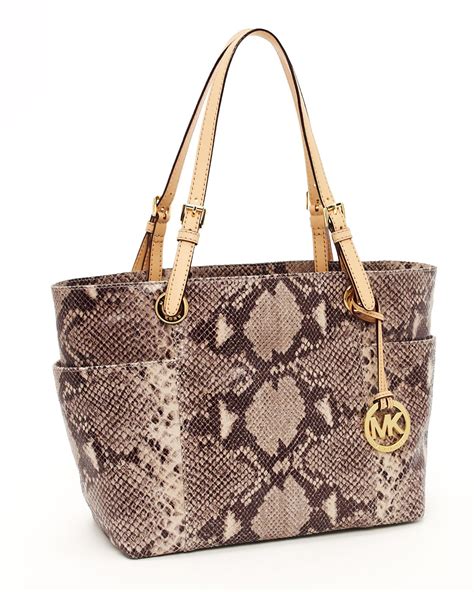 michael kors python tote black|portefeuille michael kors python.